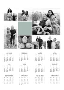 Plakatkalender | Stor | Rute mint