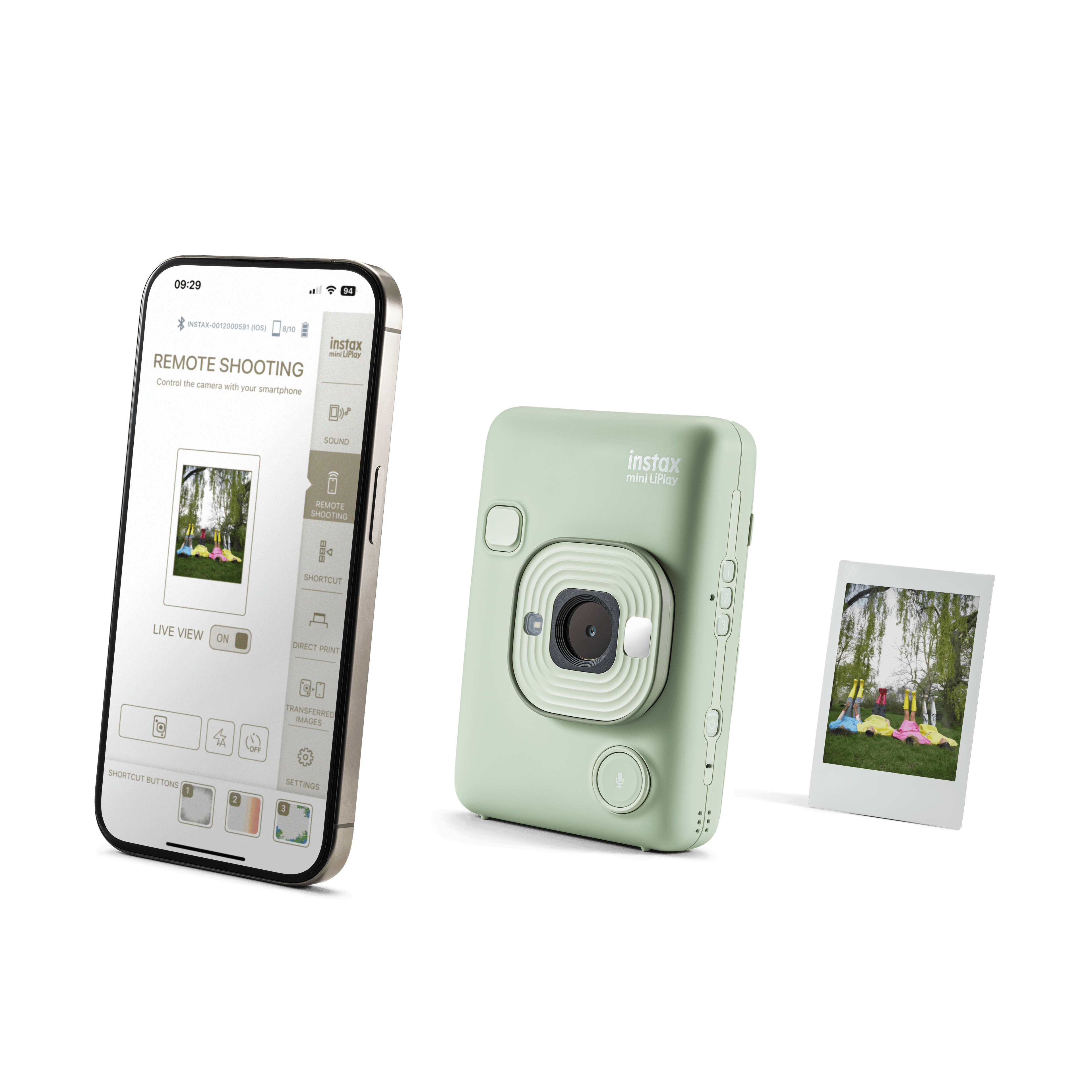 Bilde av INSTAX MINI LIPLAY MATCHA GREEN