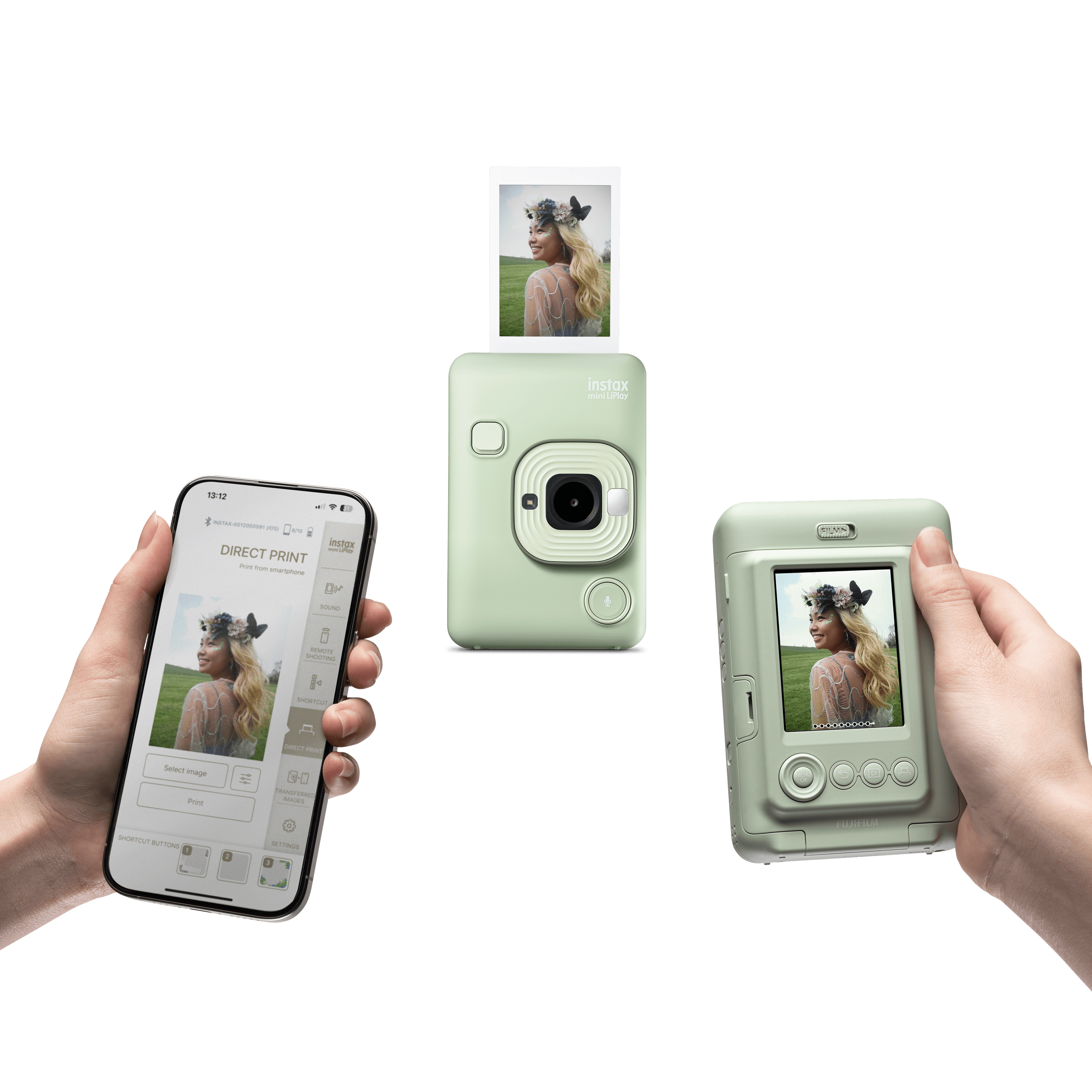 Bilde av INSTAX MINI LIPLAY MATCHA GREEN