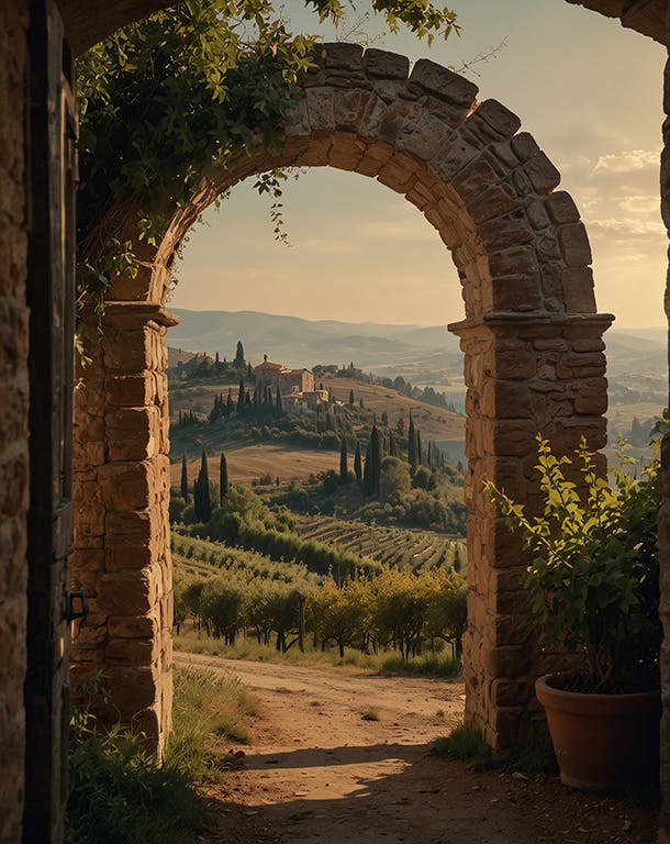 Bilde av Plakat - Tuscan Portal